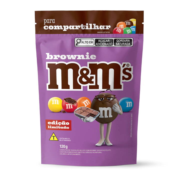 M&M Pouch Brownie