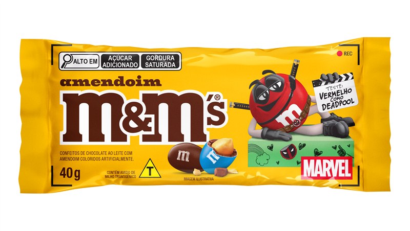 M&M Marvel Single Amendoim